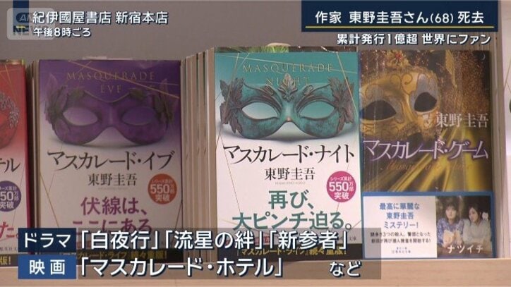 東野圭吾さん作品