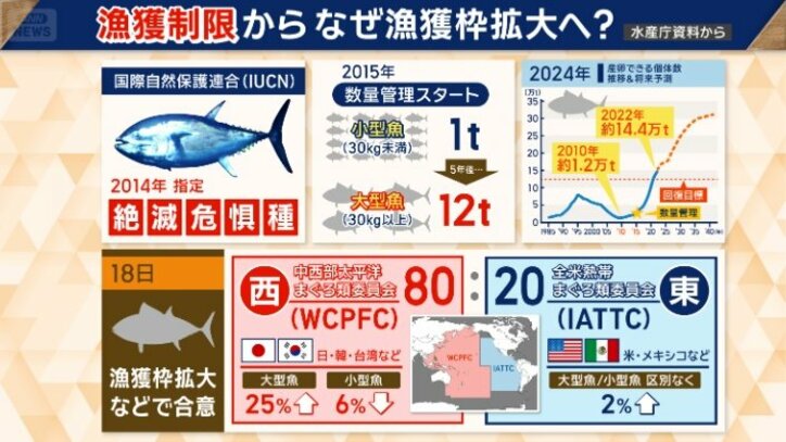 なぜ漁獲枠拡大へ？