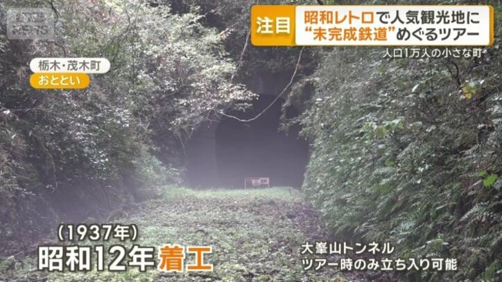 戦争で開業には至らなかった「未完成鉄道」