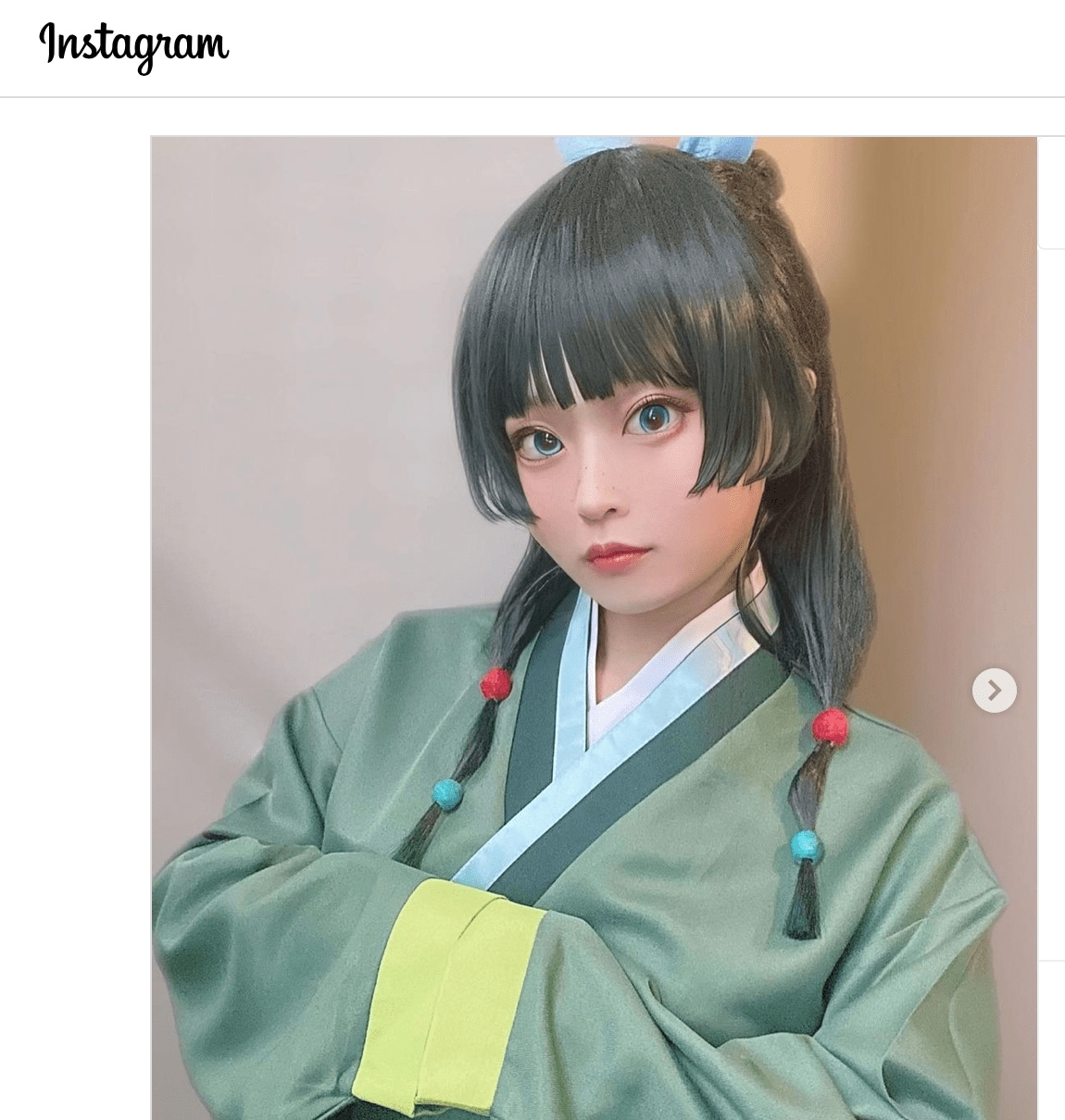 薬屋のひとりごと 猫猫 コスプレ