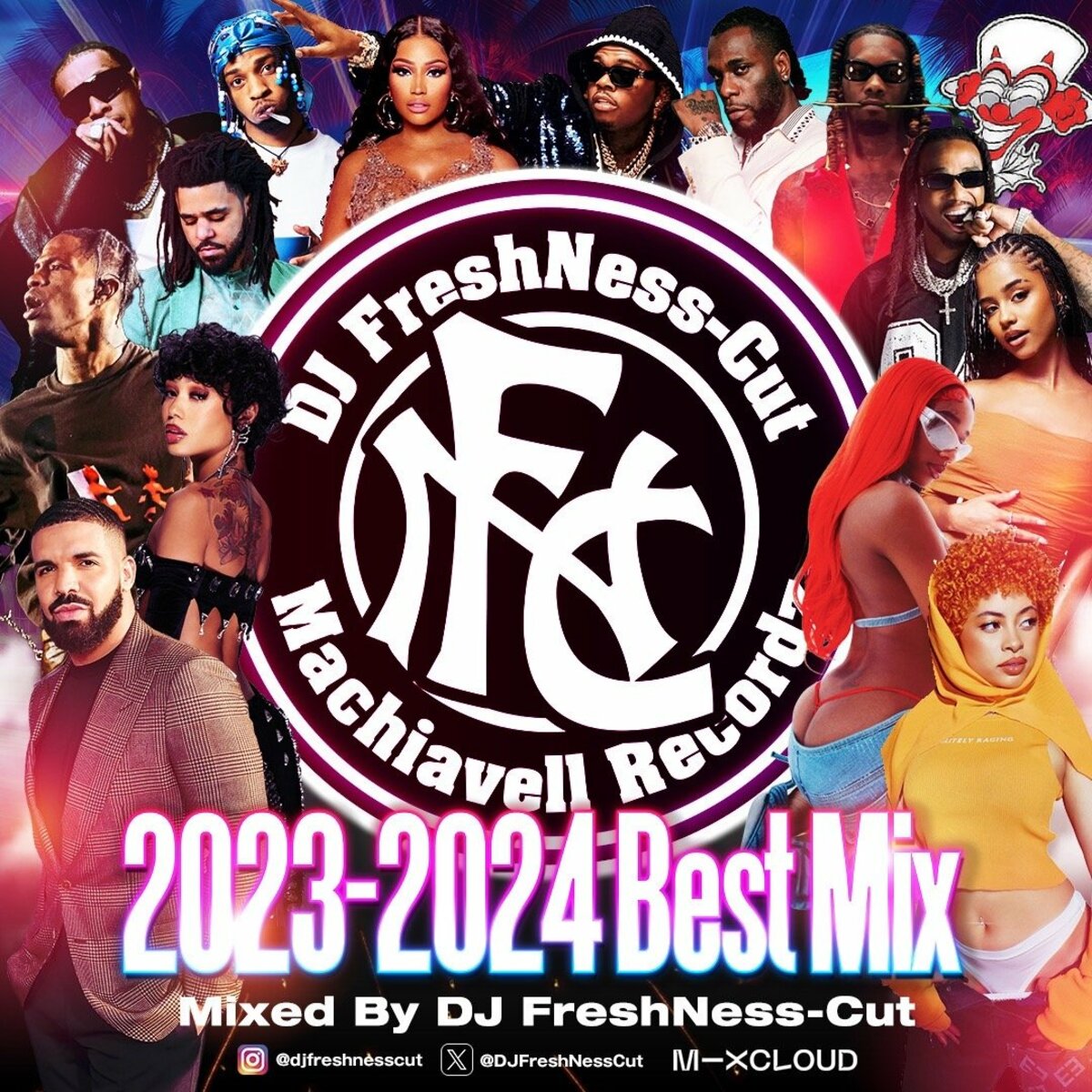DJ FreshNess-Cut、2023のHIPHOP クラブバンカーをMIXされた『2023 