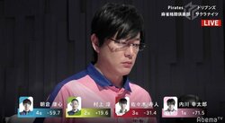 踏まれて王子は強くなる　内川幸太郎、役満放銃吹き飛ばす快勝　5連続アガリの猛ラッシュ／麻雀・Mリーグ