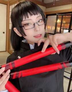 人気コスプレイヤー・つんこが「呪術廻戦」禪院真希に変身！「原作と同じ顔」「完全に実写」など称賛続々