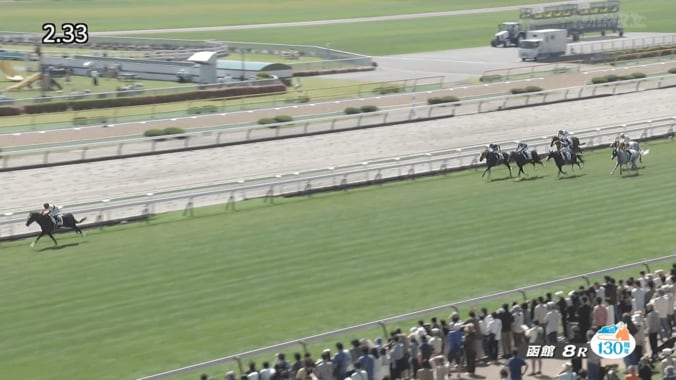 【映像】「強すぎて笑う」復帰戦で“2.3秒”突き放す大差勝ち