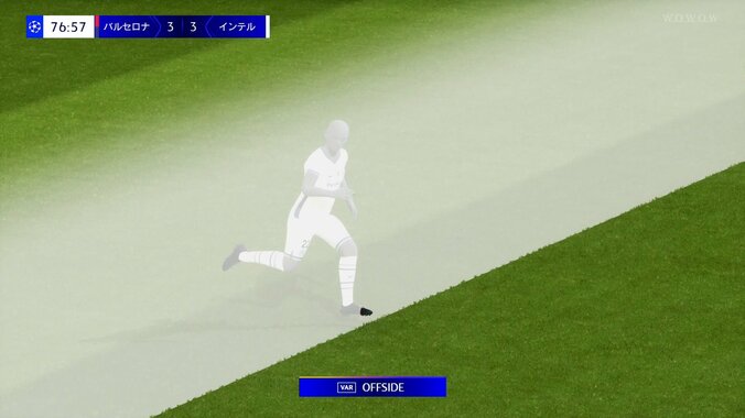 「サポはブチギレやろな」“正確過ぎる判定”にSNS物議「もうルール変えたほうがいいわ」“つま先差オフサイド”で決勝点が取り消しに 4枚目
