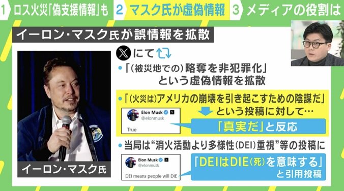 イーロン・マスク氏が誤情報を拡散
