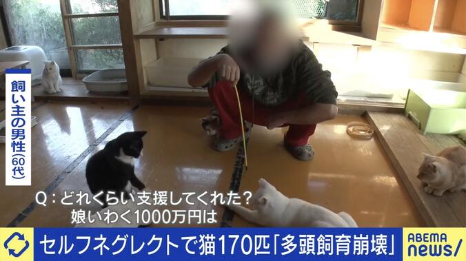 「衣食住に関心ない。長生きしたくない」孤立死にも繋がる“セルフネグレクト”とは  猫170匹「多頭飼育崩壊」で自宅が糞尿まみれになる事例も 1枚目