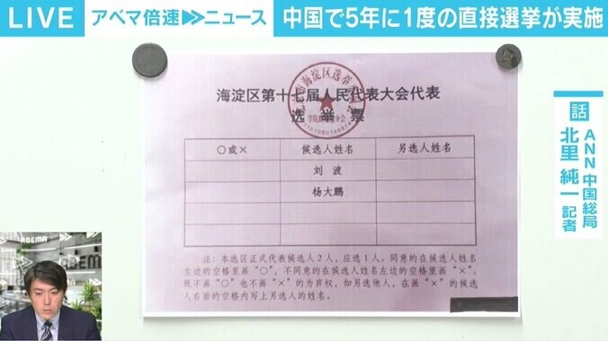 「習主席の選挙？」 市民は関心薄、独立候補者への妨害も 中国で5年に一度の“直接選挙” その意義は 3枚目