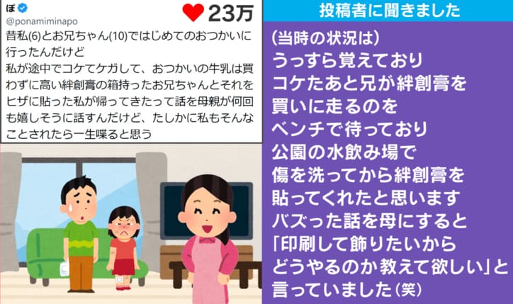 兄妹エピソード