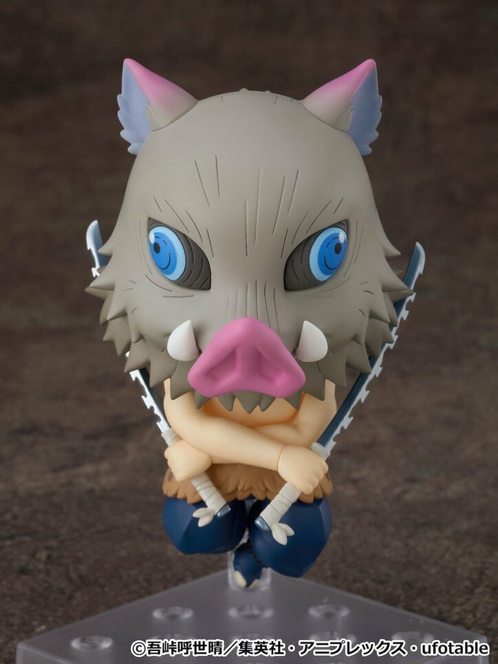 TVアニメ「鬼滅の刃」嘴平伊之助がねんどろいどで登場！ 獣の呼吸エフェクトやエビフライも