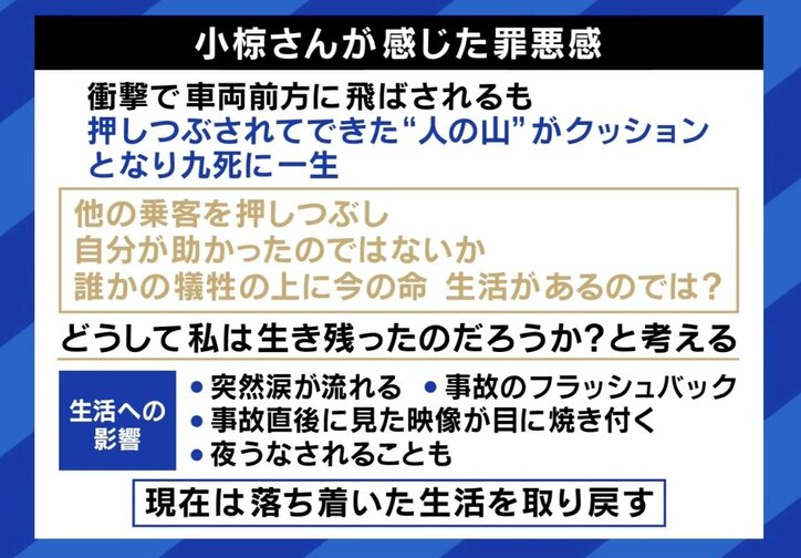小椋さんが感じた罪悪感