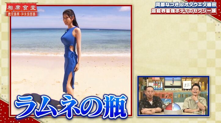 【写真・画像】令和の峰不二子・阿部なつき、くびれがスゴすぎるダイナマイトボディ炸裂!際どいビキニ姿に千鳥驚き「なにこの子」「ごっついええやん」 3枚目