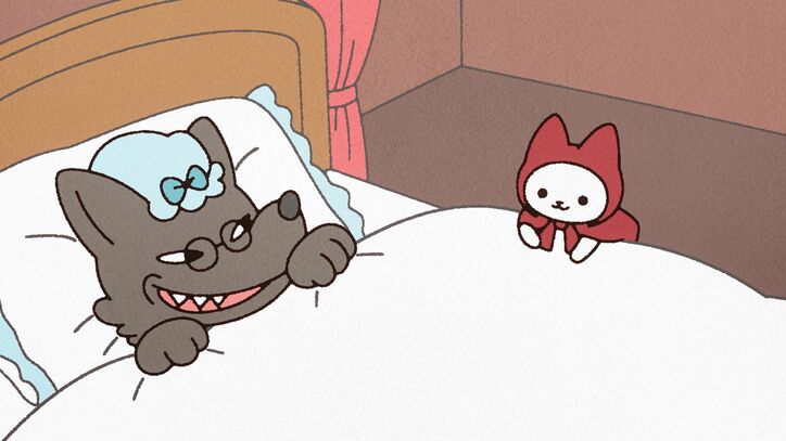 [照片/图片] 网络动画《动起来！猫咪昔日物语》10月22日上线的第2集“小红帽与猫”先行图解禁 3