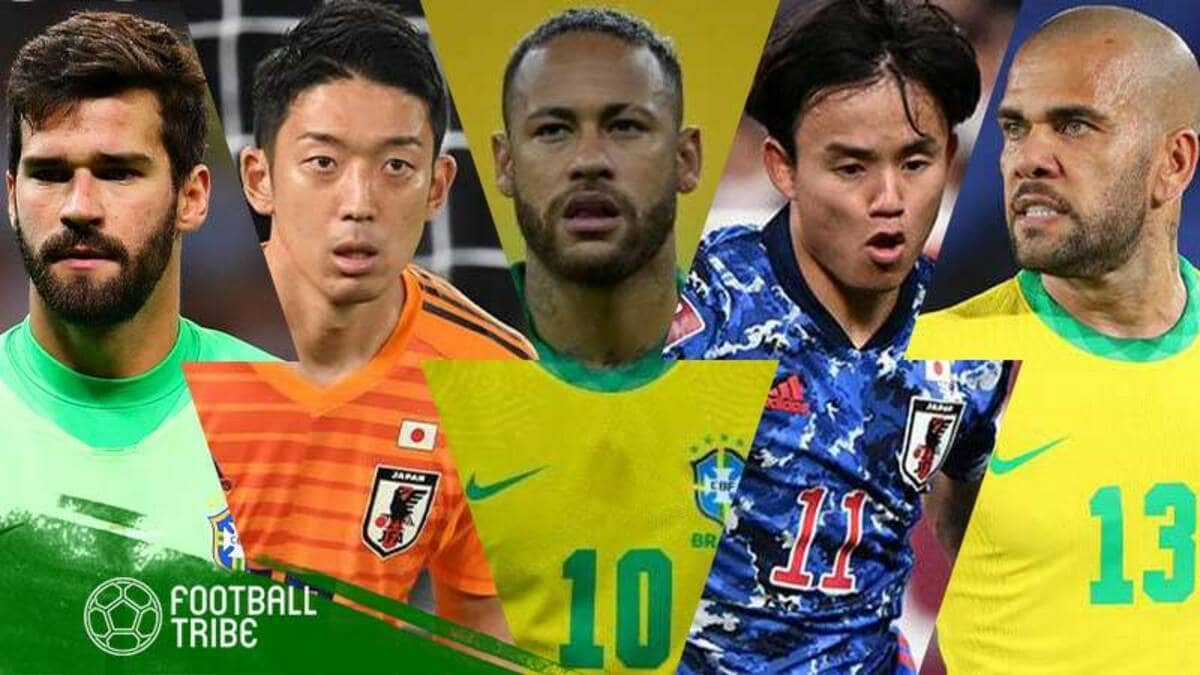 日本代表vsブラジル代表 選手年俸比べ 21 22 Football Tribe Fifa ワールドカップ 22 完全ガイド By Abema