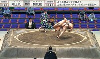 「見たことない」小兵力士、衝撃の投げ技に騒然 65キロ差の巨漢を“妙技”で撃破 館内どよめき