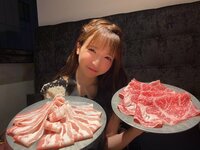 もえのあずき『しゃぶしゃぶ食べ放題♪』