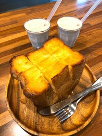 みきママ『おやつはハニートーストとバナナジュースです！！』