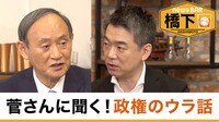 橋下徹×菅義偉!政権運営のウラ話/コロナ禍の行方...前総理の考えは?
