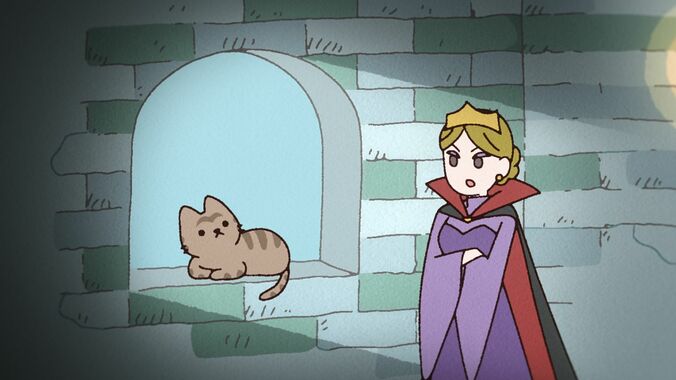 [照片/图片] WEB动画《动起来！猫咪昔日物语》10月15日上线的第1集「魔法镜与猫」先行截图解禁 1