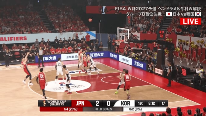「いつ見つけた？」日本代表PGの“天才ノールックパス”に驚愕！「すげー把握能力」「おしゃれ」齋藤拓実が韓国戦で極上アシスト【バスケW杯予選】 5枚目