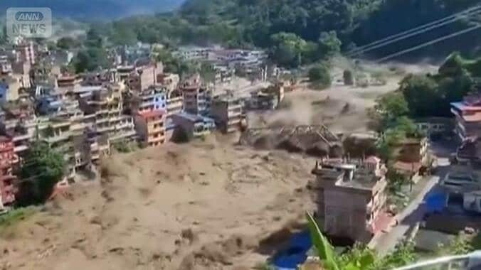 “氷河崩落”原因か　ネパール土石流　不明日本人5人は家族か　死者389人 不明900人超 1枚目
