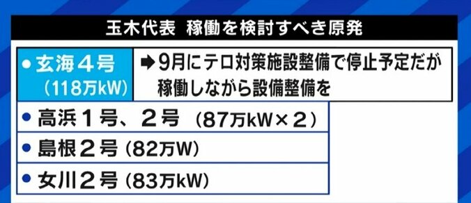 岸田総理の“原発9基稼働”発言はパフォーマンス？Twitterで論争の玉木雄一郎代表＆細野豪志議員に聞く 8枚目