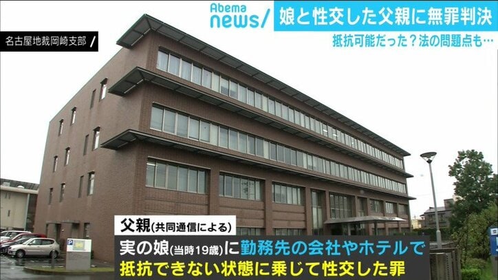 娘と性交した父親に無罪判決 同意ないだけでは罪にならない 法の問題点も 国内 Abema Times