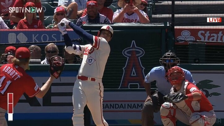 二刀流登板の大谷翔平が初回に豪快弾　初球を叩く先制2ランにファンも油断していた？「いきなり神」「油断してたｗ」