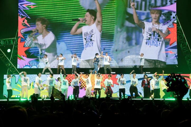 「卒業って言ってない！」川村壱馬＆山田裕貴ががっちり抱擁！志尊淳、塩野瑛久も参戦『HiGH＆LOW』THE RAMPAGE ライブレポート