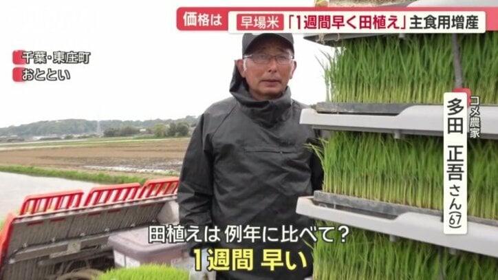 コメ農家 多田正吾さん