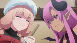 アニメ「魔王軍最強の魔術師は人間だった」第6話、サティ（CV：立花日菜）の“黒い笑顔”に「サティさん顔怖いです」