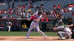 大谷翔平、打球速度178キロの弾丸タイムリー二塁打 今季82打点で打撃二冠まであと「1」