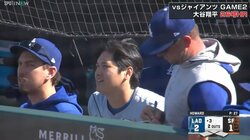 大谷翔平、26号を生んだ敵地の“追い風”爽やか笑顔の大谷の髪もなびくファン歓喜の映像「風に乗ったか」