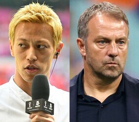 「99.9％解任。あのメンバーがいて負けたんやから」本田圭佑が独代表監督のクビを断言！前身のレーブ体制は15年続いたが…【W杯】