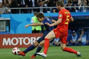 「目がイッてますからね（笑）」原口元気がベルギー戦の先制弾を回想。キャリア史上最高のゴールは「ヤバイ…」