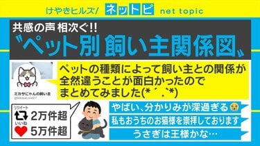 飼い主の性別とペットの性別 人気