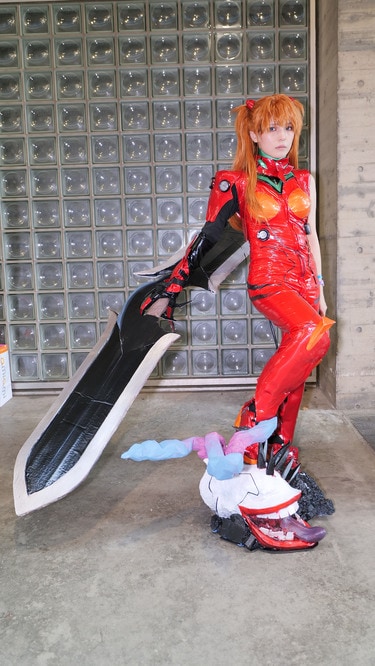 写真・画像】『エヴァ』アスカの名作フィギュアをコスプレで再現！「旧
