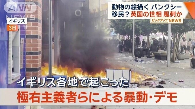 極右主義者らによる暴動・デモ