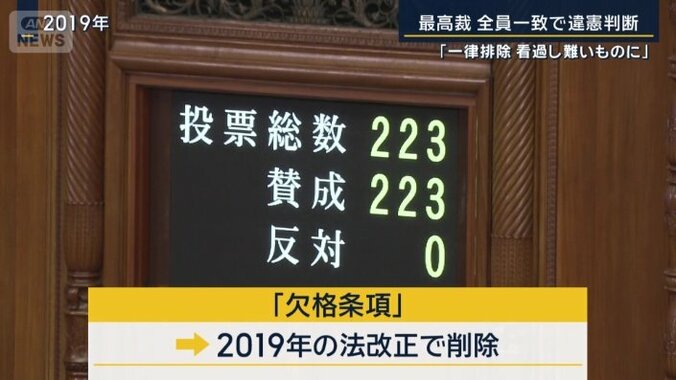2019年に削除された欠格条項