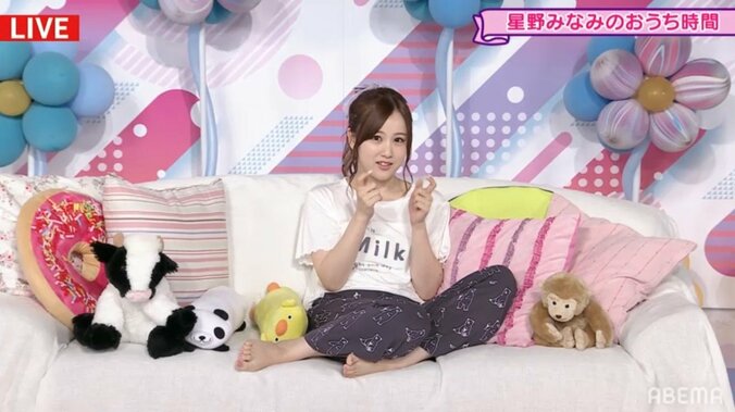 「さすが、かわいいの天才」星野みなみ、“ゆるふわおうち時間”の紹介に視聴者歓喜【乃木坂電視台 Part7】 10枚目