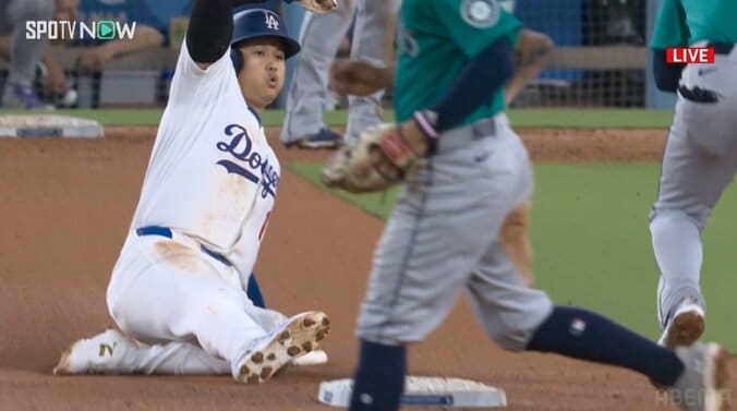 【写真・画像】大谷翔平、史上最速「40-40」の偉業達成にWリーチ！ 2試合連続39盗塁成功であと「1本塁打1盗塁」 マリナーズをスイープして4連勝　1枚目