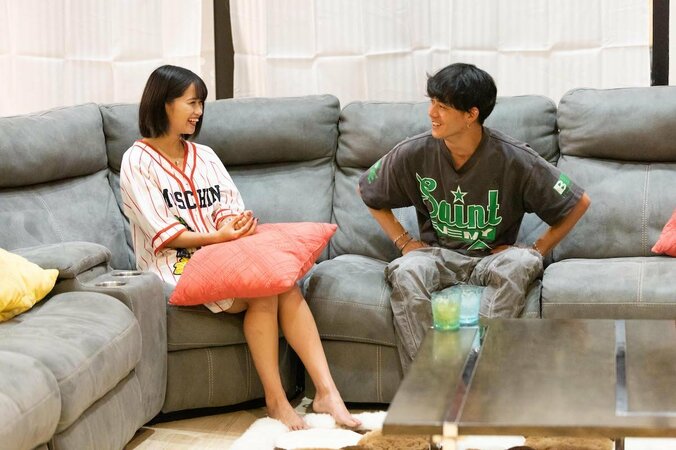 口説き中の女子からの思わぬ指摘にしどろもどろ…二度見し「ん？」 『シャッフルアイランド Season2』  4枚目