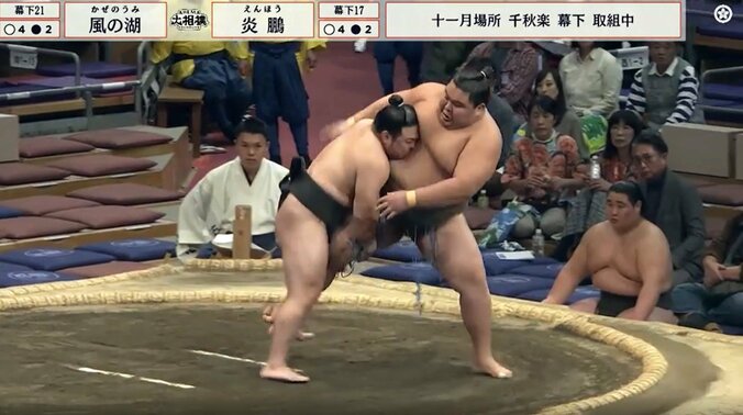 風の湖が浮かべた驚きの表情