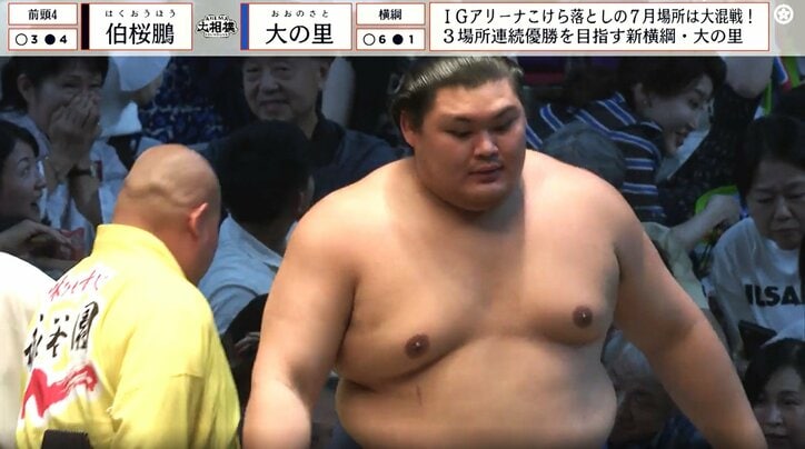 【写真・画像】大相撲名古屋場所、“残念”な光景が波紋 横綱をかすめた“物体”に「危ないだろ」「やりすぎでは」館内どよめき「節度は大事」残念がる声も　1枚目