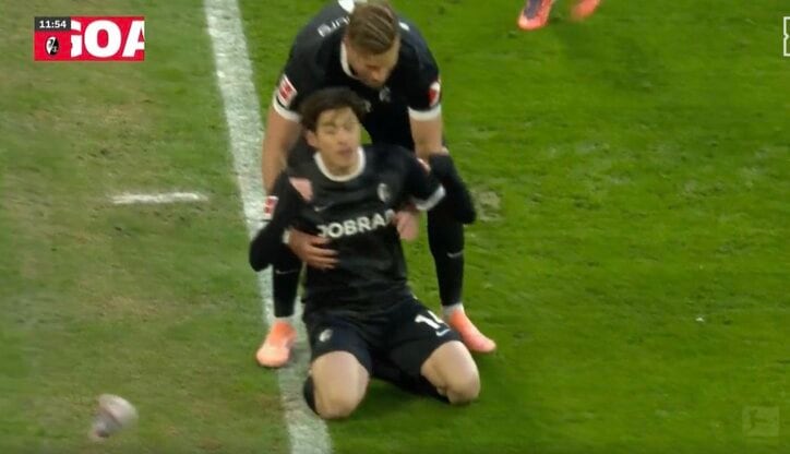 【写真・画像】ウソでしょ！？ 鈴木唯人に「ドン引き」強烈ダイレクトボレー→名手ノイアーの脇をぶち抜く…ファン騒然「カッコ良すぎ」　1枚目