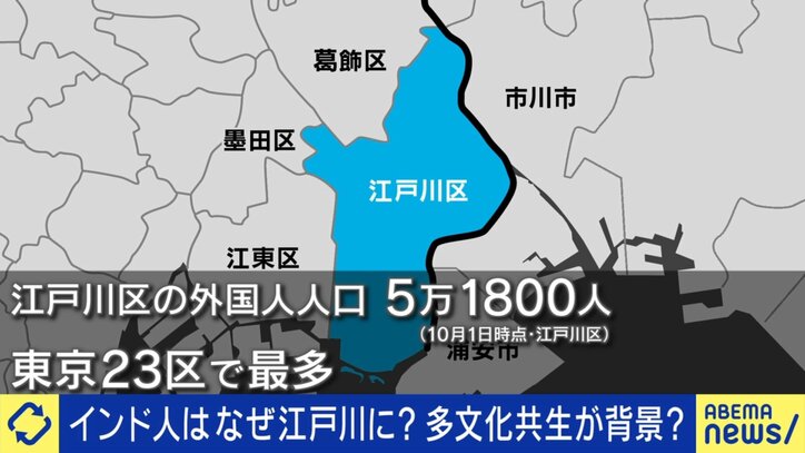 江戸川区の外国人