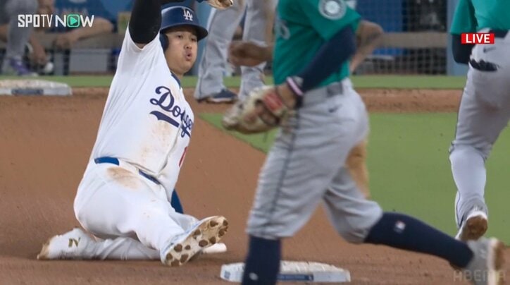 【写真・画像】大谷翔平、史上最速「40-40」の偉業達成にWリーチ！ 2試合連続39盗塁成功であと「1本塁打1盗塁」 マリナーズをスイープして4連勝　1枚目