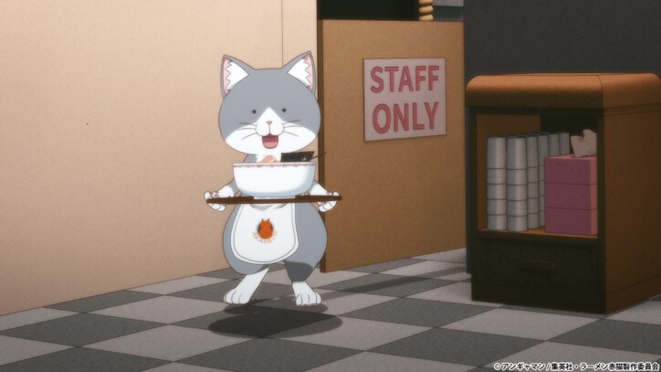 【写真・画像】アニメ『ラーメン赤猫』限定オヤツが食べられているのをサブが見つける…第9話あらすじ&先行カット公開 2枚目