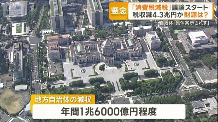 年間で約4兆3000億円の税収減か