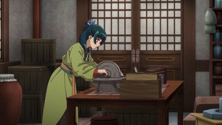 【写真・画像】神美の様子に腹を立てた猫猫だが…アニメ「薬屋のひとりごと」第45話あらすじ・先行カット公開！　3枚目